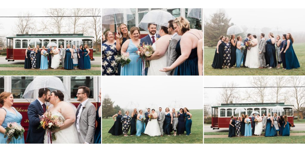 central-illinois-wedding-photographer-anju-above-wedding-trolley-kat-jesse-bloomington-illinois